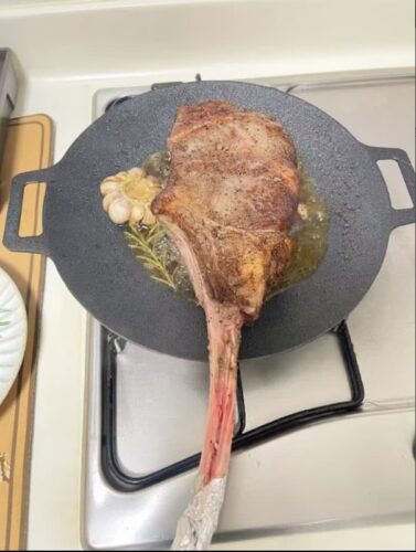 Australian tomahawk steak, approximately 1.2 kg. photo review